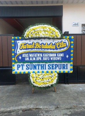 Papan Bunga Duka di Sanggrahan