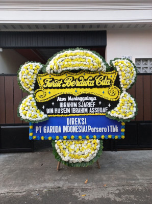 Papan Bunga Duka di Sanggrahan
