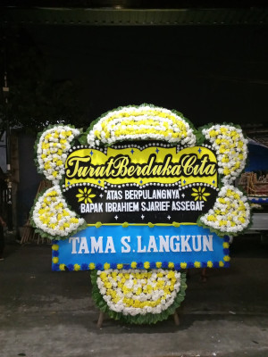 Papan Bunga Duka di Sanggrahan